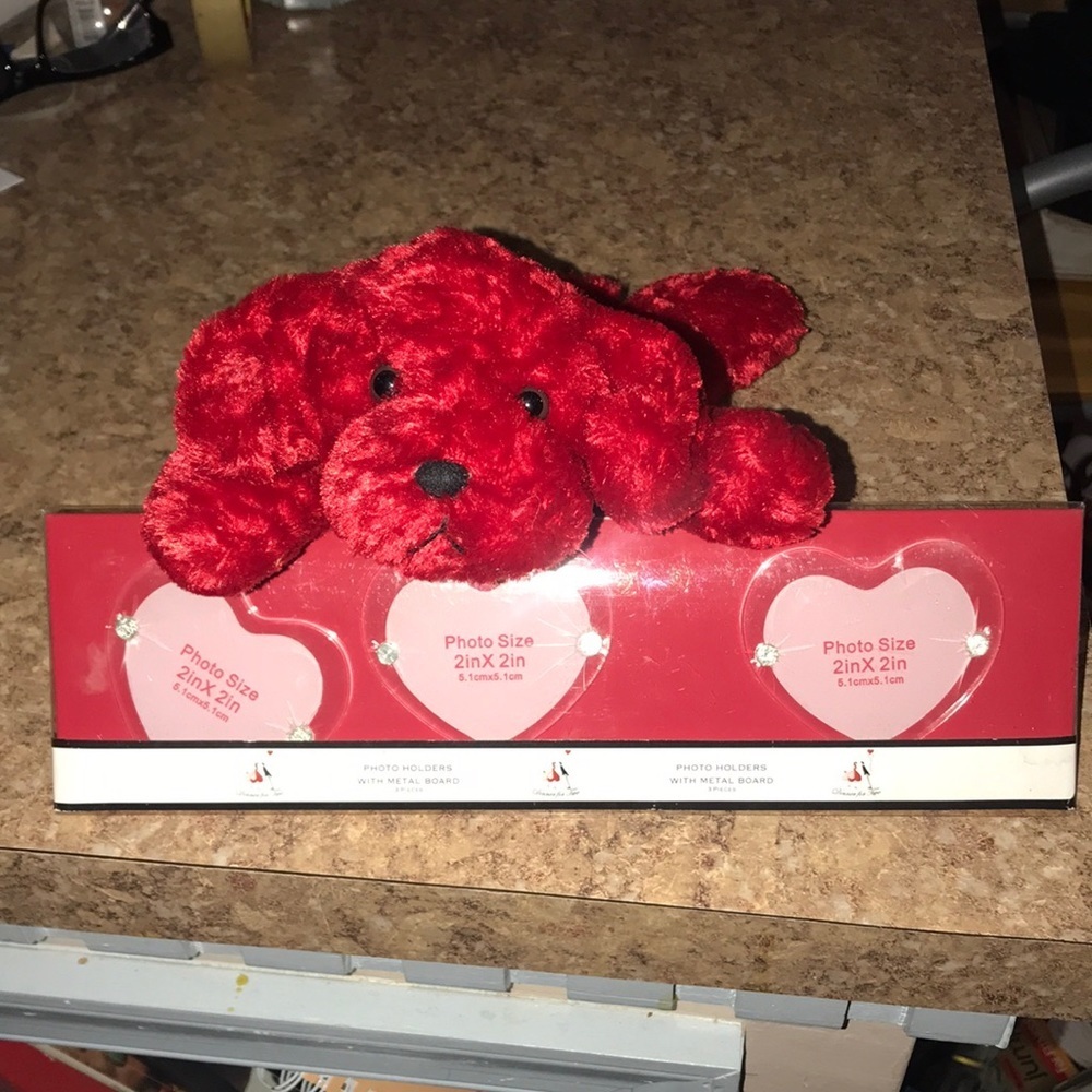 NIP Photo Holders + Adorable Plush